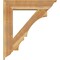 Ekena Millwork Balboa Traditional Rough Sawn Bracket w/ Offset Brace, Western Red Cedar, 8"W x 34"D x 38"H BKT0806X34X38BOA01RWR - alternate 2